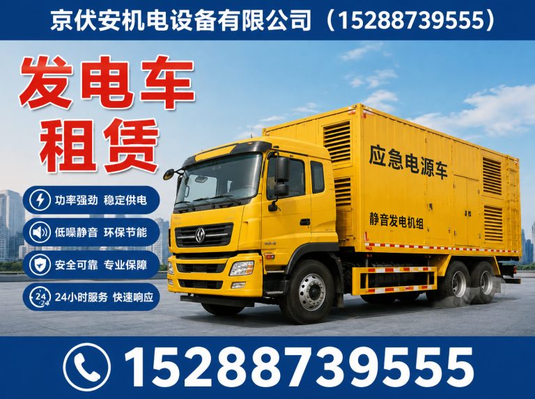 常州静音发电车租赁展示图
